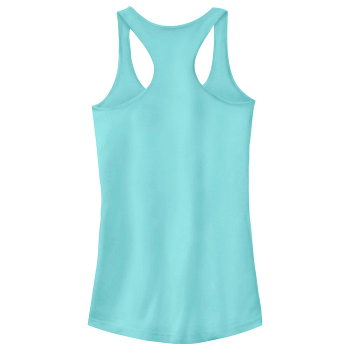 Fifth Sun Junior's CHIN UP Work Out For Wine Racerback Tank Top