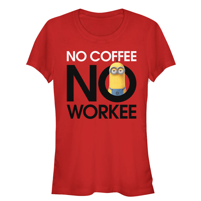 fifth sun Junior's Despicable Me Minion No Coffee T-Shirt