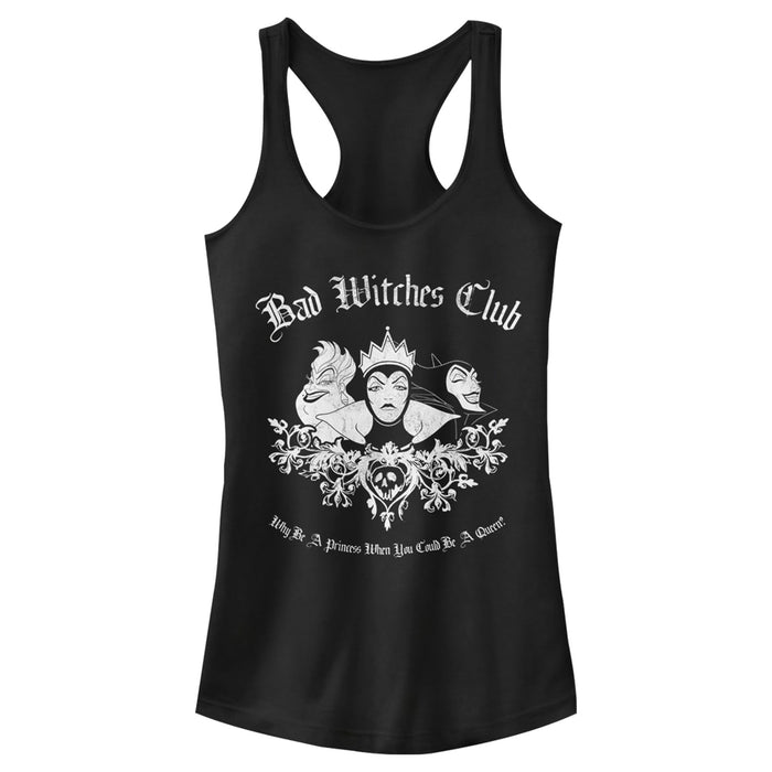fifth sun Junior's Disney Princesses Bad Witches Club Racerback Tank Top