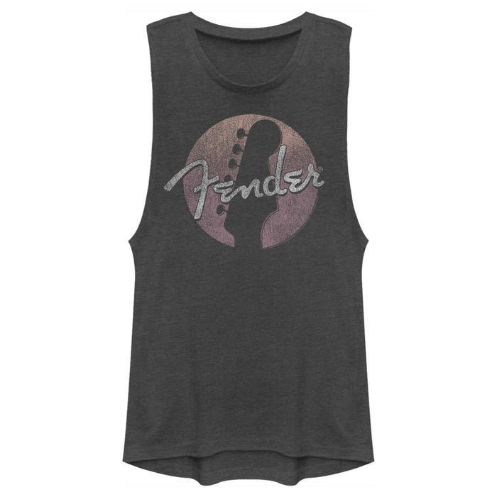fifth sun Junior's Fender Circle Logo Festival Muscle Tee