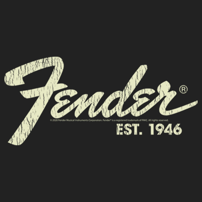 Fifth Sun Junior's Fender Distressed Logo Festival Muscle Tee