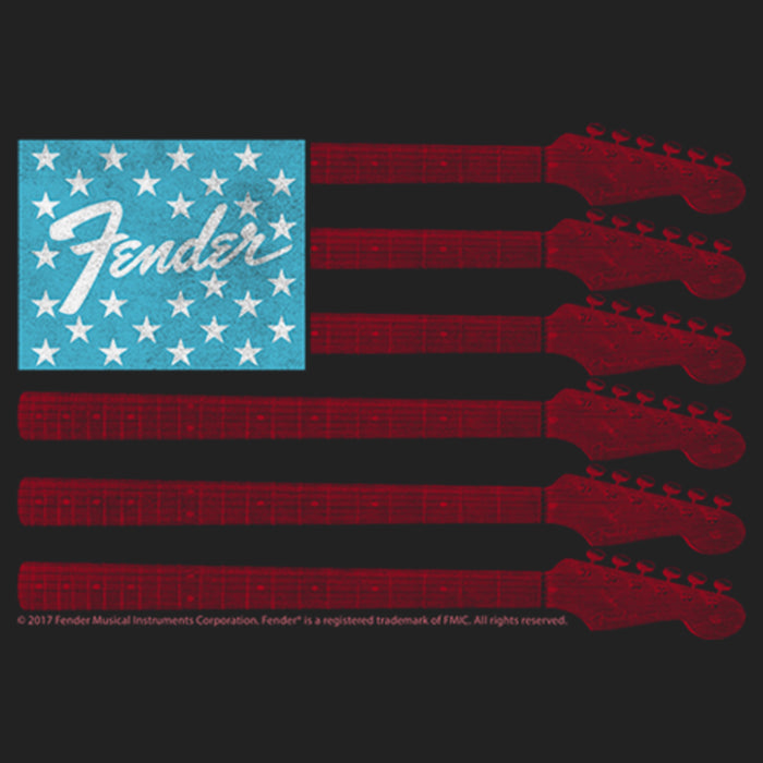 Fifth Sun Junior's Fender Guitar Flag Logo Festival Muscle Tee