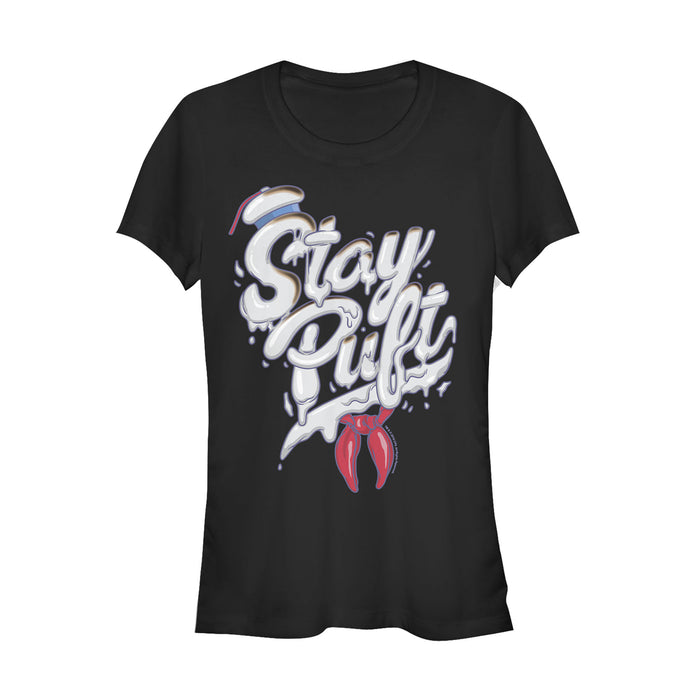 fifth sun Junior's Ghostbusters Stay Puft Marshmallow Man Melt T-Shirt