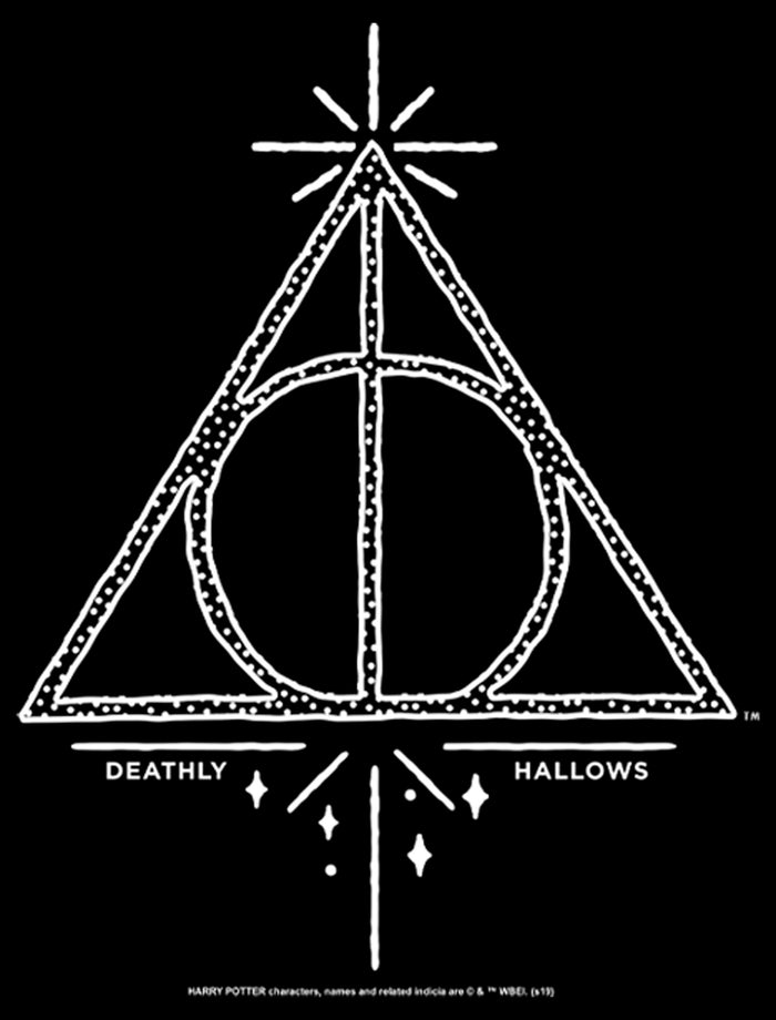 Fifth Sun Junior's Harry Potter Deathly Hallows Symbol T-Shirt