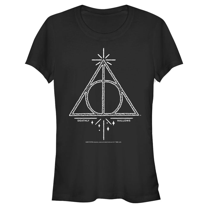 fifth sun Junior's Harry Potter Deathly Hallows Symbol T-Shirt