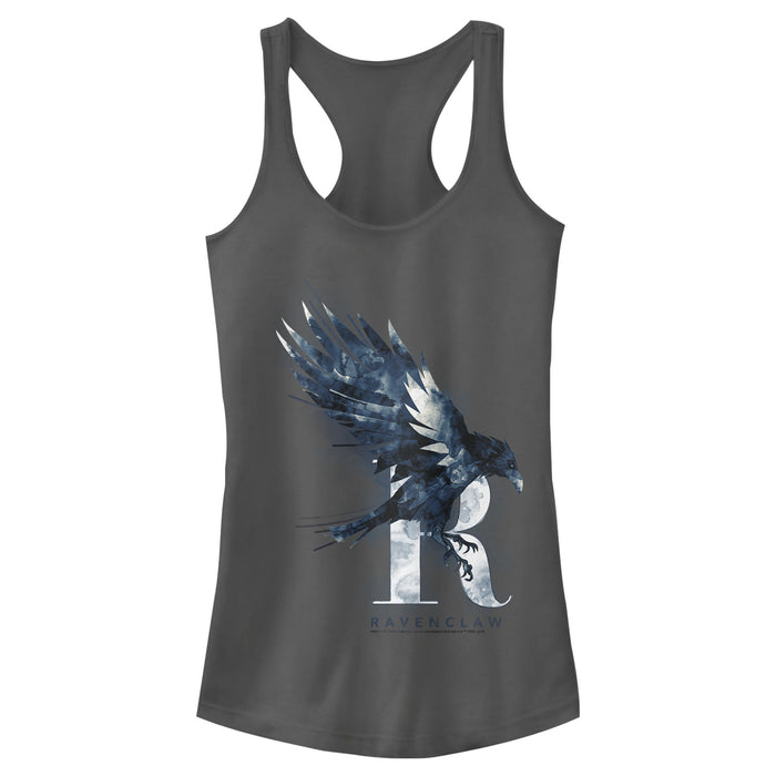 fifth sun Junior's Harry Potter Ravenclaw Bird Watercolor Racerback Tank Top