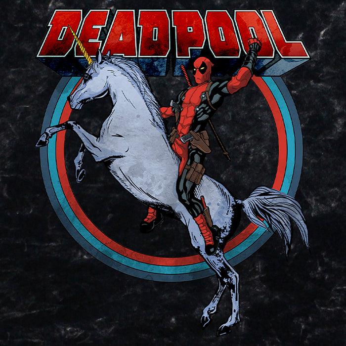 Fifth Sun Junior's Marvel Deadpool Unicorn Ride T-Shirt