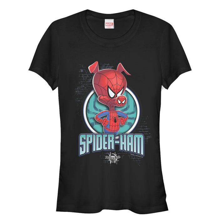 fifth sun Junior's Marvel Spider-Man: Into the Spider-Verse Peter Porker T-Shirt