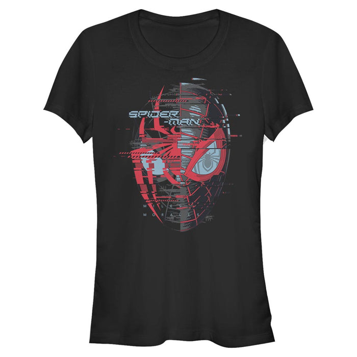 fifth sun Junior's Marvel Spider-Man: Miles Morales Hero Glitch T-Shirt