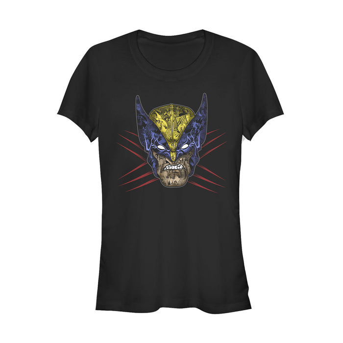fifth sun Junior's Marvel X-Men Artistic Wolverine Pattern T-Shirt