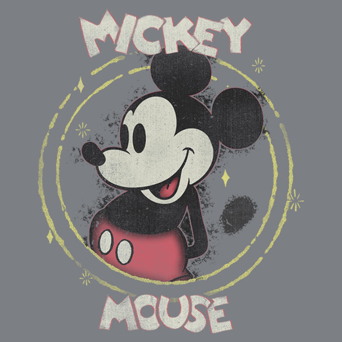 Fifth Sun Junior's Mickey & Friends Distressed Badge T-Shirt