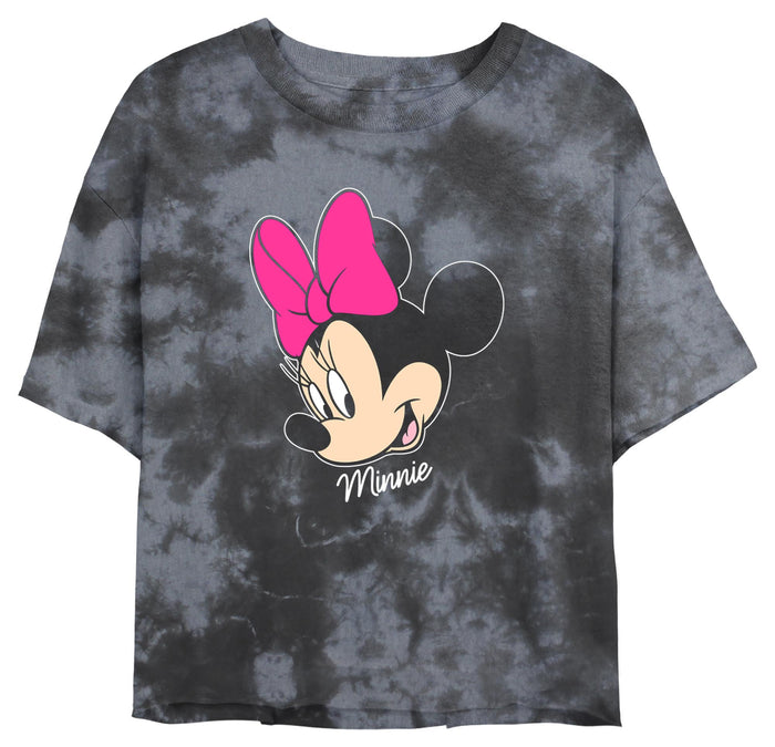 fifth sun Junior's Mickey & Friends Minnie Mouse Large Portrait T-Shirt