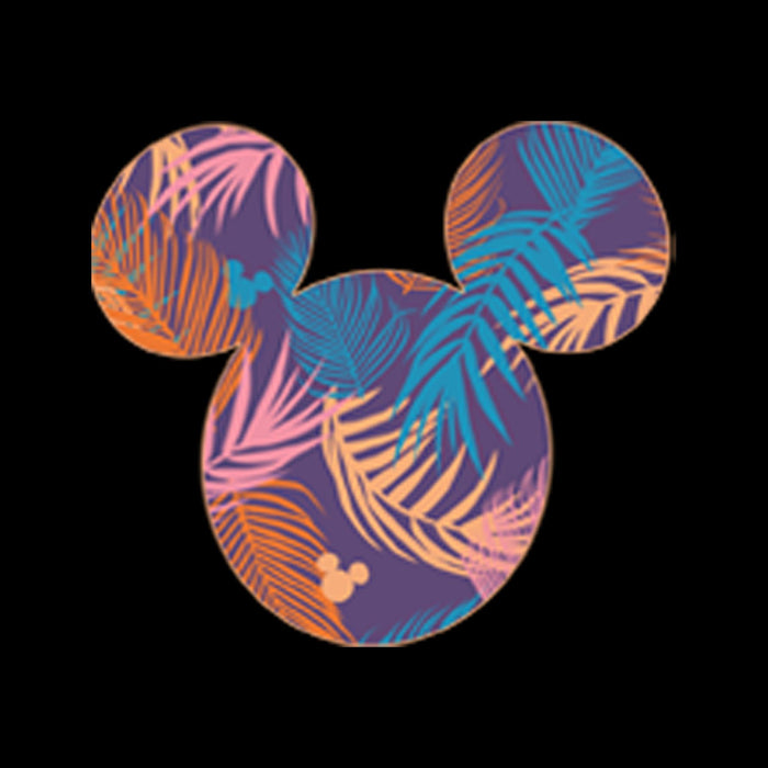 Fifth Sun Junior's Mickey & Friends Tropical Small Logo Jogger Pants