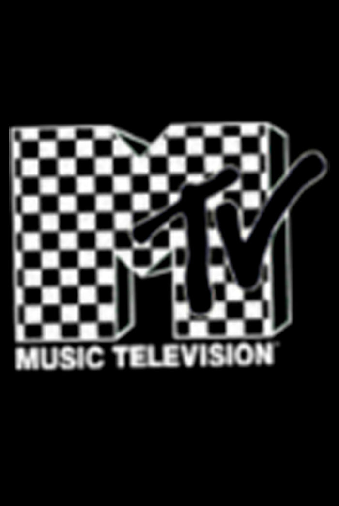 Fifth Sun Junior's MTV Black And White Check Logo Jogger Pants