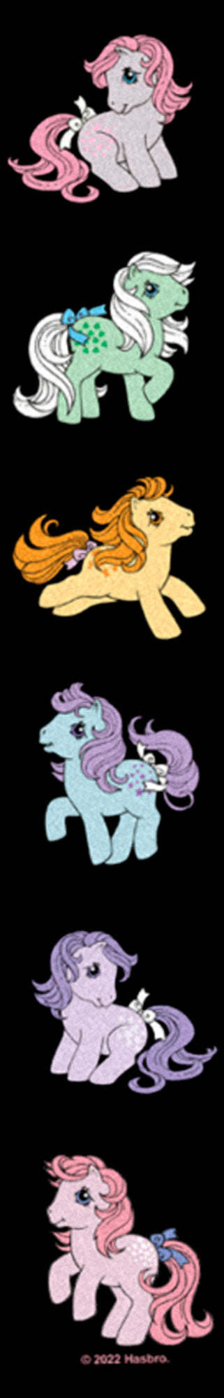 Fifth Sun Junior's My Little Pony Colorful Pony Lineup Jogger Pants