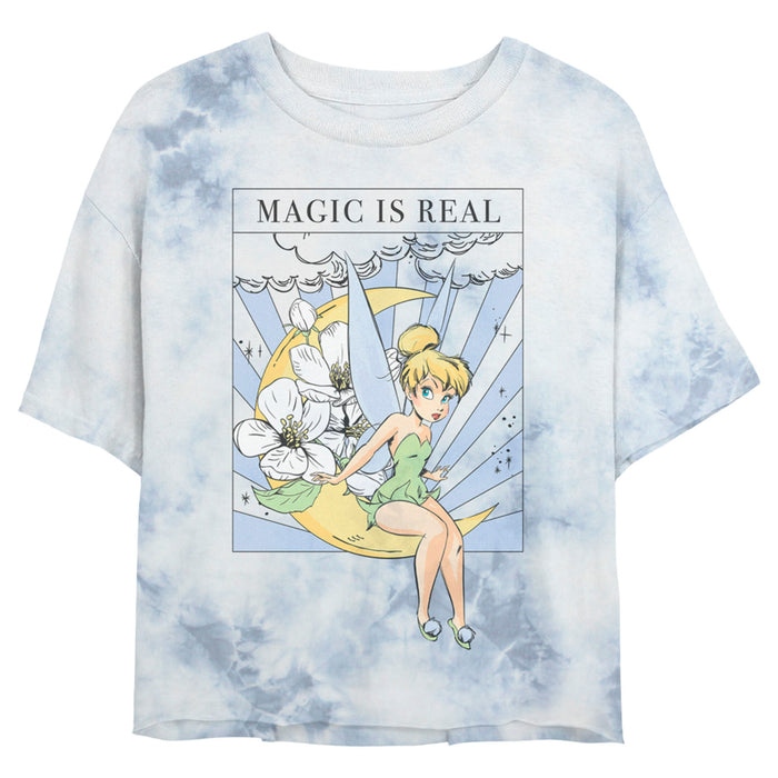 fifth sun Junior's Peter Pan Tinker Bell Magic is Real Tarot Card T-Shirt