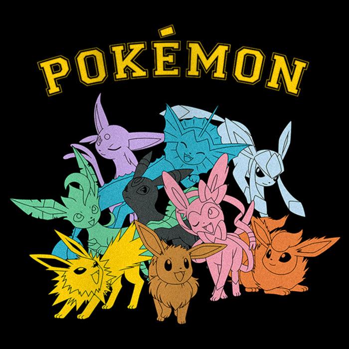 Fifth Sun Junior's Pokemon Eeveelutions Cowl Neck Sweatshirt