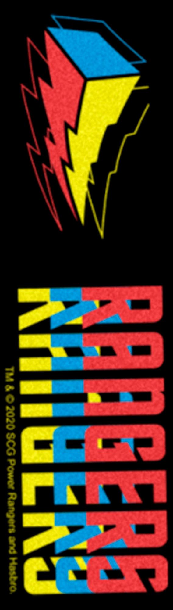 Fifth Sun Junior's Power Rangers Retro Rangers Logo Jogger Pants