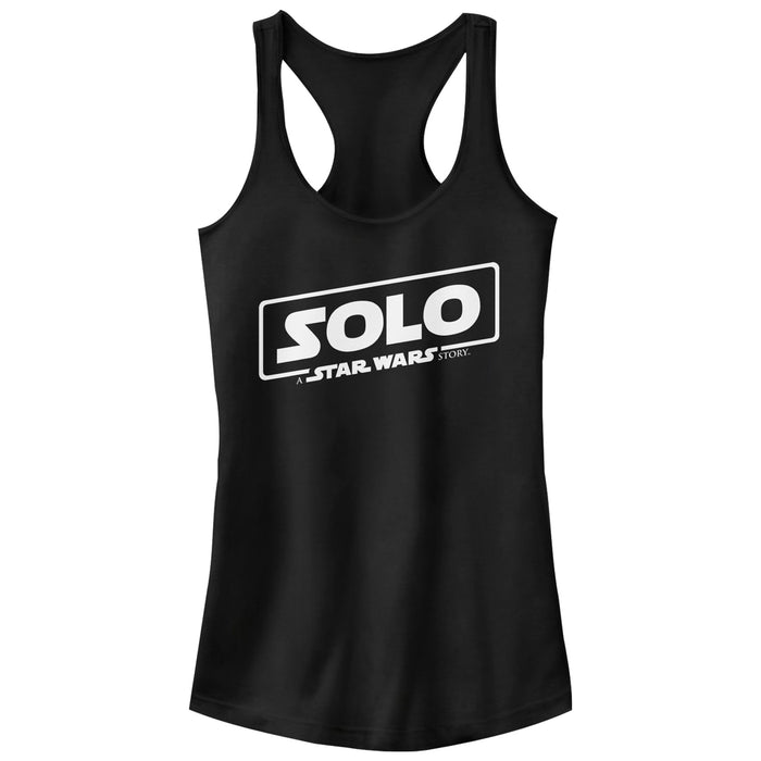 fifth sun Junior's Solo: A Star Wars Story Classic Logo Racerback Tank Top