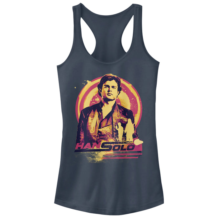 fifth sun Junior's Solo: A Star Wars Story Han Sunset Racerback Tank Top