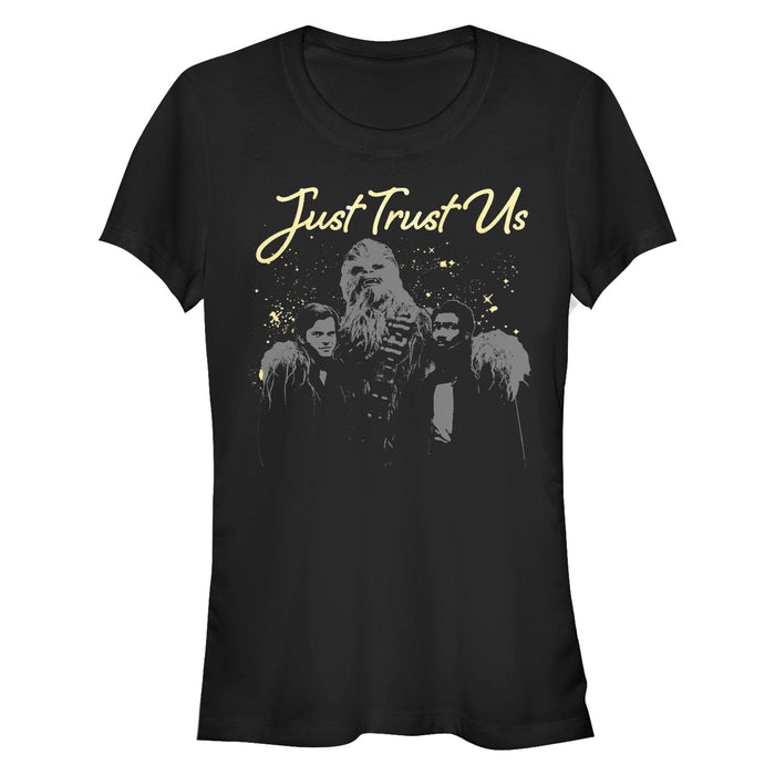 fifth sun Junior's Solo: A Star Wars Story Just Trust Us Stars T-Shirt