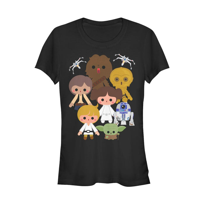 fifth sun Junior's Star Wars Cute Cartoon Rebels T-Shirt