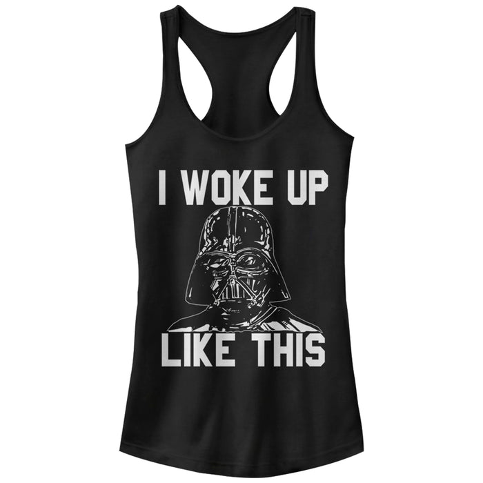 fifth sun Junior's Star Wars Darth Vader Woke Up Like This Racerback Tank Top