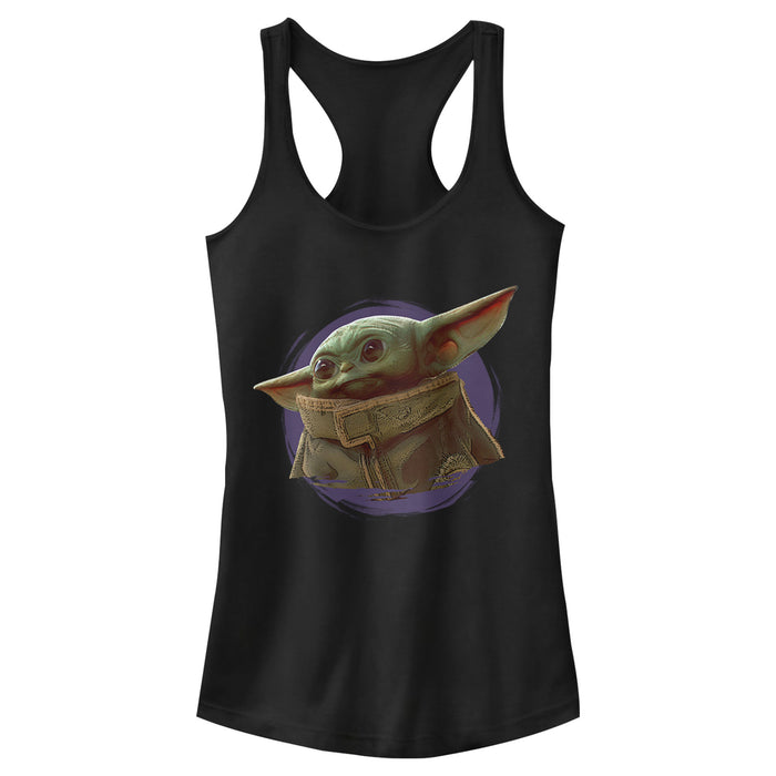 Fifth Sun Junior's Star Wars: The Mandalorian The Child Circle Halo Racerback Tank Top