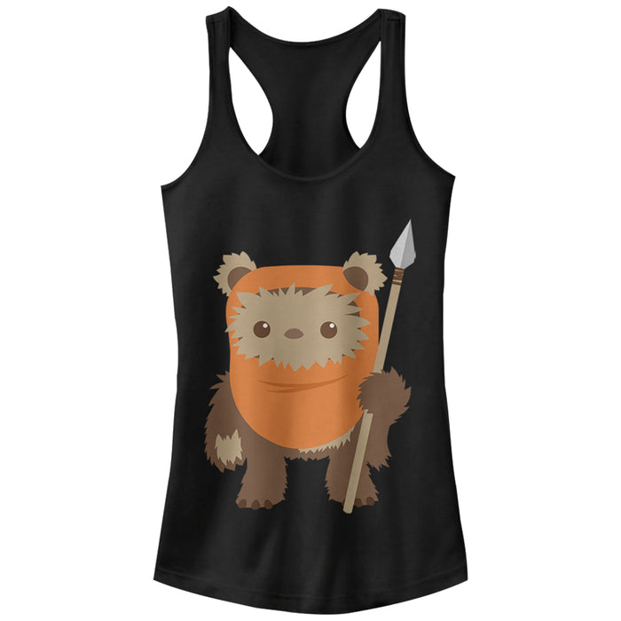 fifth sun Junior's Star Wars Wicket Ewok Cartoon Racerback Tank Top