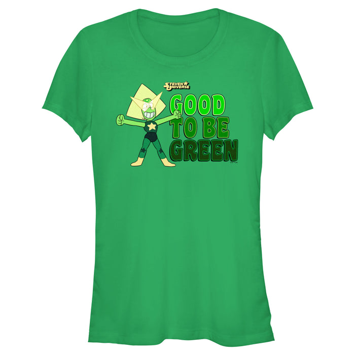 fifth sun Junior's Steven Universe Peridot Good to Be Green T-Shirt