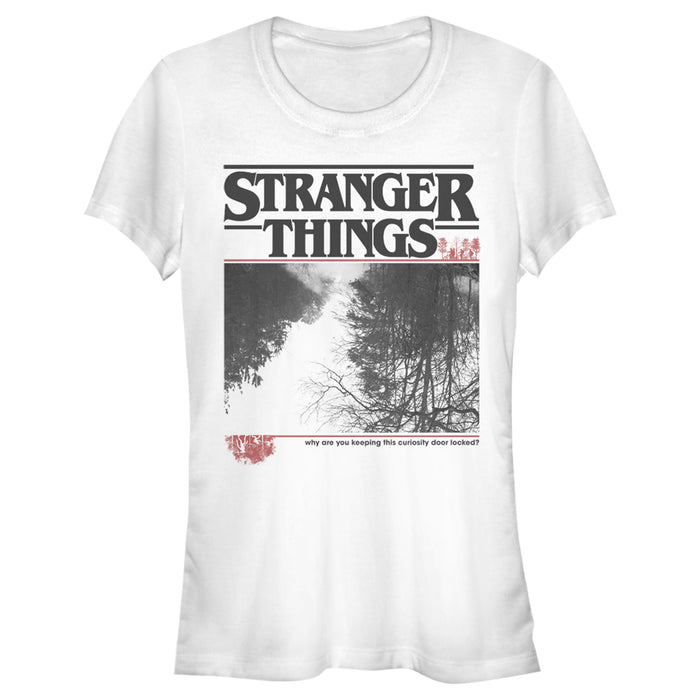 fifth sun Junior's Stranger Things Curiosity Door Locked T-Shirt