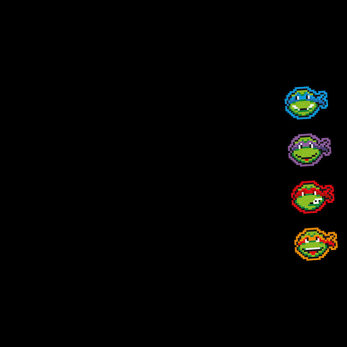 Fifth Sun Junior's Teenage Mutant Ninja Turtles Pixel Art Turtle Brothers Jogger Pants