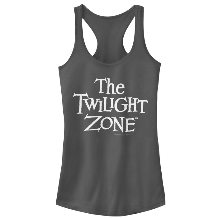 fifth sun Junior's The Twilight Zone Classic Logo Racerback Tank Top