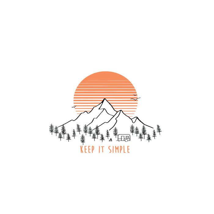 Fifth Sun Lost Gods Keep It Simple Scenic Stainless Steel Water Bottle