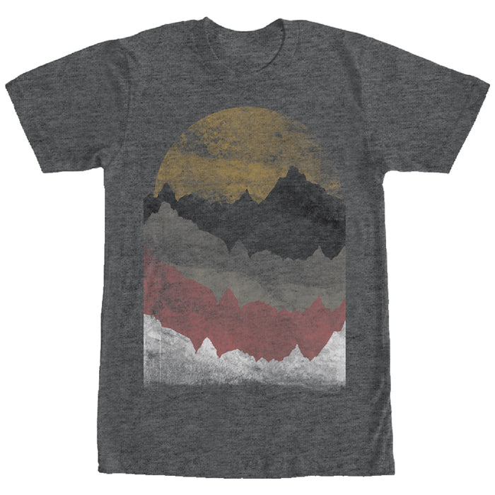 fifth sun Lost Gods Men's Desert Landscape T-Shirt Charcoal Heather