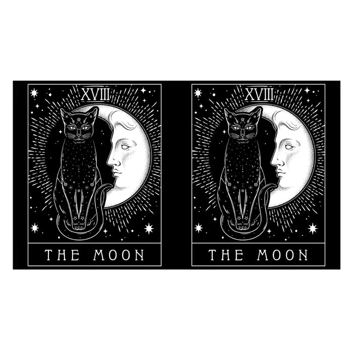 Fifth Sun Lost Gods The Moon Tarot Card Stainless Steel Water Bottle
