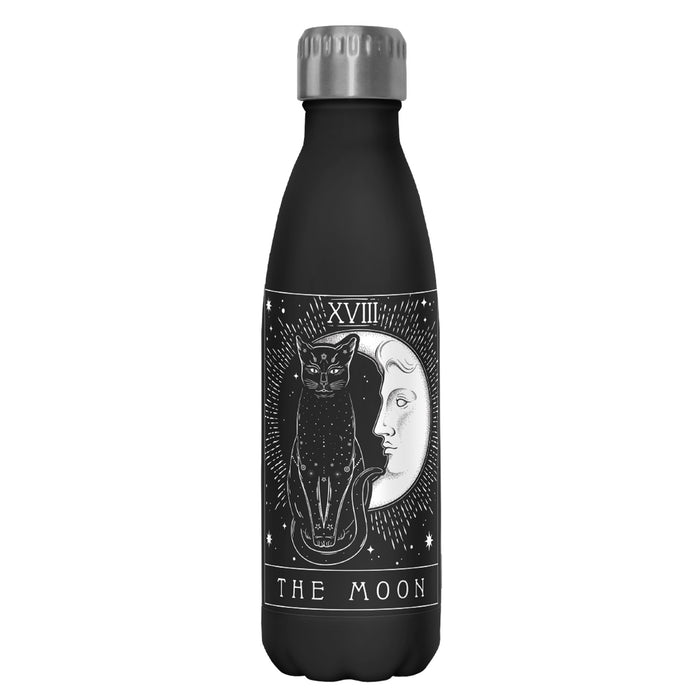 fifth sun Lost Gods The Moon Tarot Card Stainless Steel Water Bottle