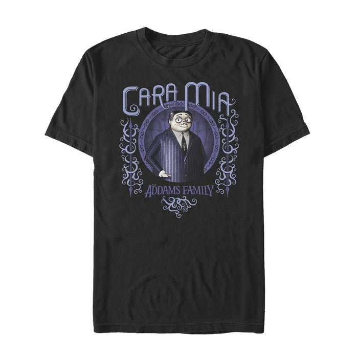fifth sun Men's Addams Family Gomez Cara Mia Portrait T-Shirt