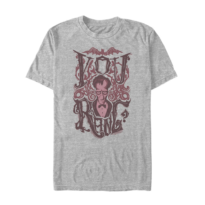 fifth sun Men's Addams Family Lurch Ornate You Rang T-Shirt