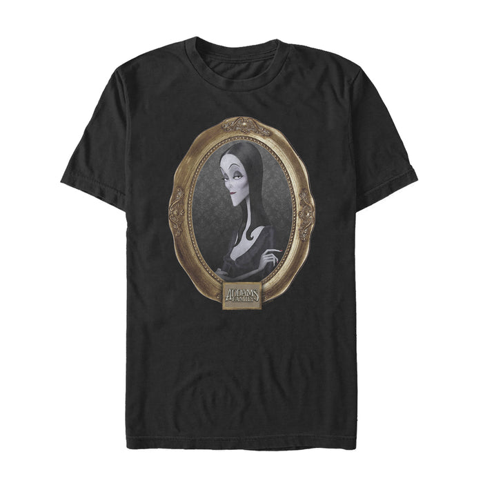 fifth sun Men's Addams Family Morticia Classic Frame T-Shirt