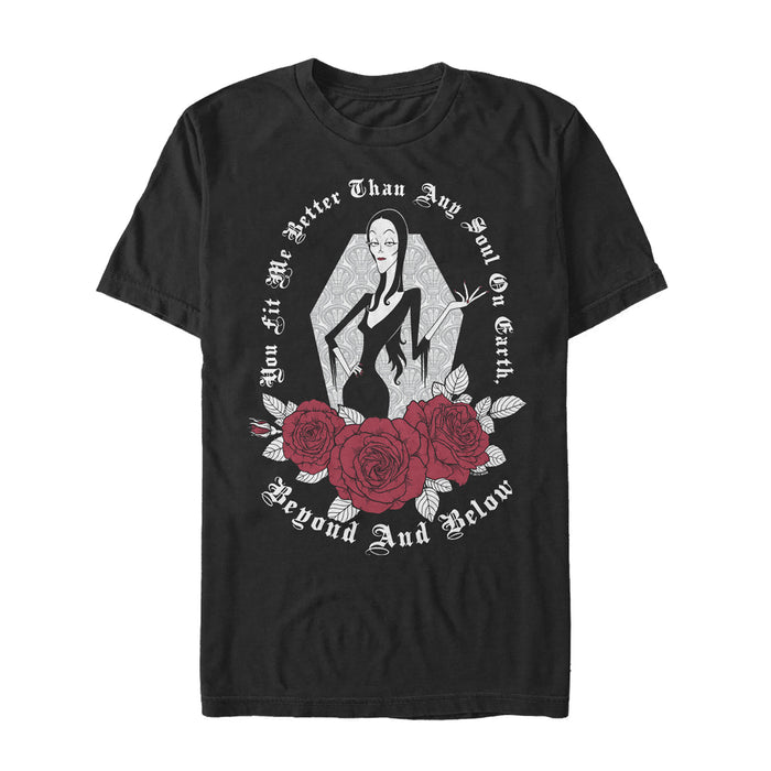 fifth sun Men's Addams Family Morticia Love Declaration T-Shirt