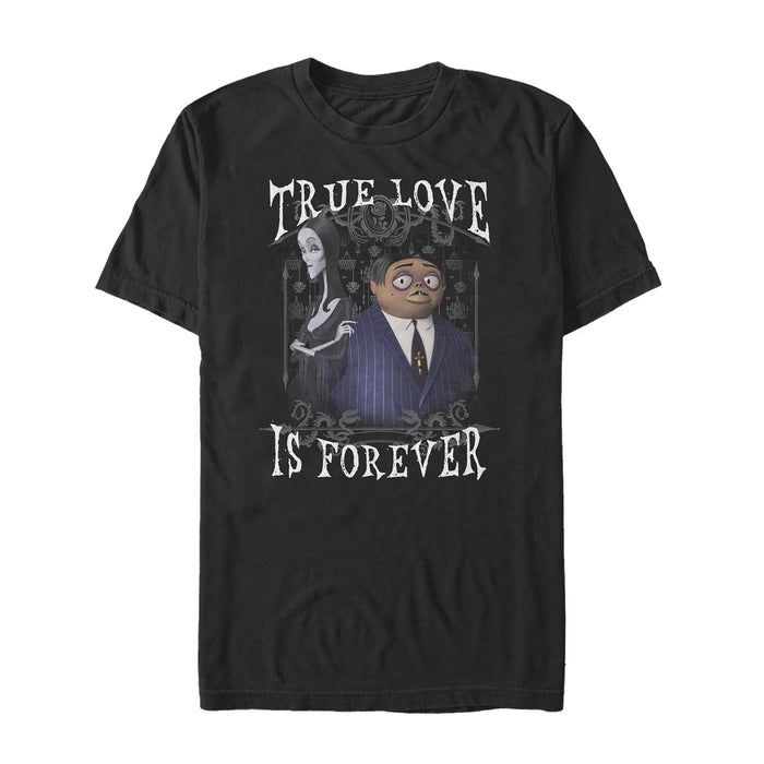 fifth sun Men's Addams Family True Love is Forever T-Shirt