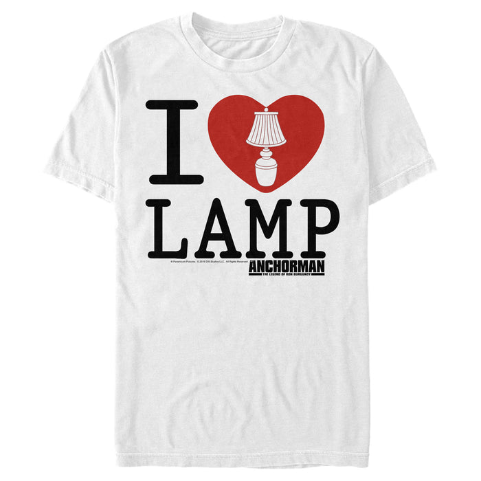 fifth sun Men's Anchorman I Love Lamp Declaration T-Shirt