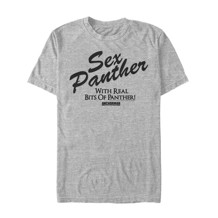 fifth sun Men's Anchorman Real Bits of Panther T-Shirt