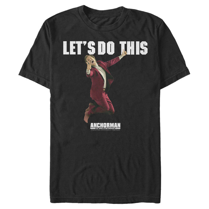 fifth sun Men's Anchorman Ron Burgundy Let's Do This T-Shirt