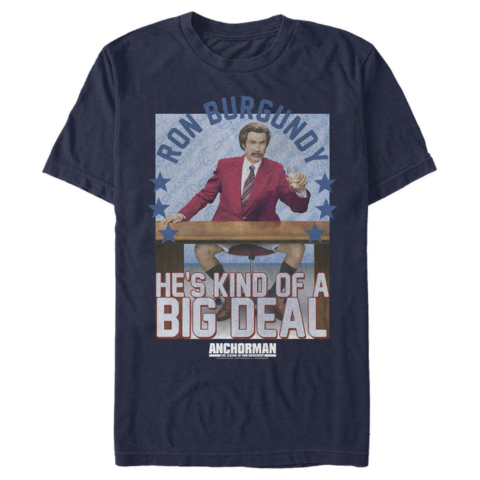 fifth sun Men's Anchorman Ron Kind of a Big Deal T-Shirt