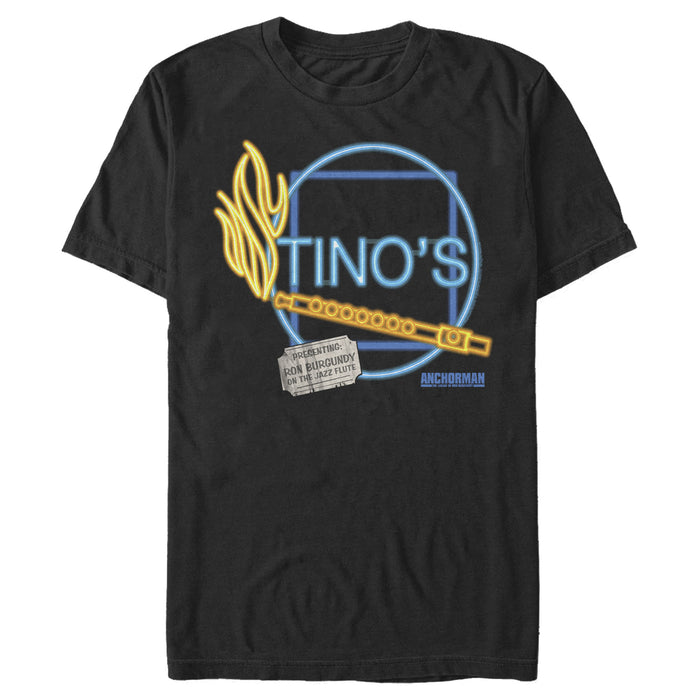 fifth sun Men's Anchorman Tino's Jazz Flute T-Shirt