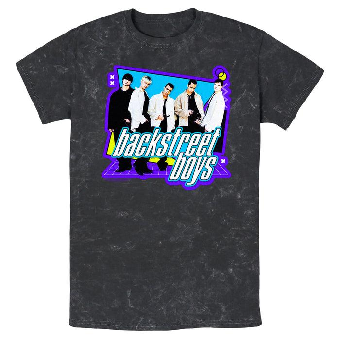 fifth sun Men's Backstreet Boys Band 90s Pop Grid T-Shirt