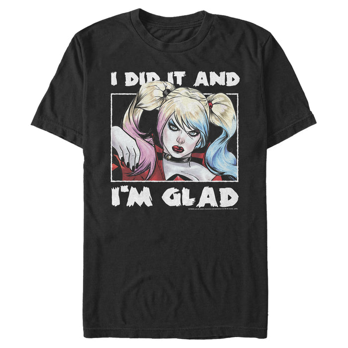 fifth sun Men's Batman Harley Quinn Did It and I'm Glad T-Shirt