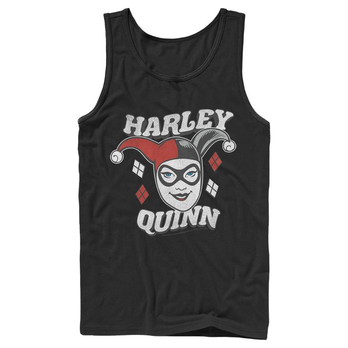 fifth sun Men's Batman Harley Quinn Smile Face Tank Top